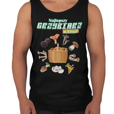 TANK TOP grzyby  NAJLEPSZY GRZYBIARZ